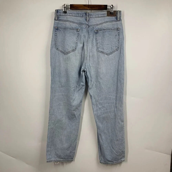Hidden Jeans‎ Women's High Waist Fray Hem Straight Leg Jeans In Light Wash SZ 30 - Picture 2 of 13